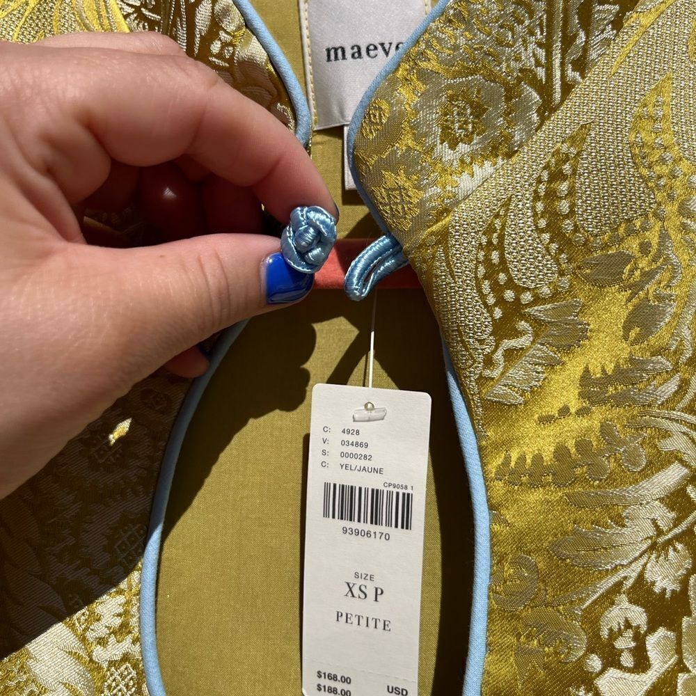 Anthropologie Maeve Puff Sleeve Babydoll Dress NWT - Picture 11 of 15